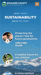 Mobile Screenshot of bouldercountysustainability.org